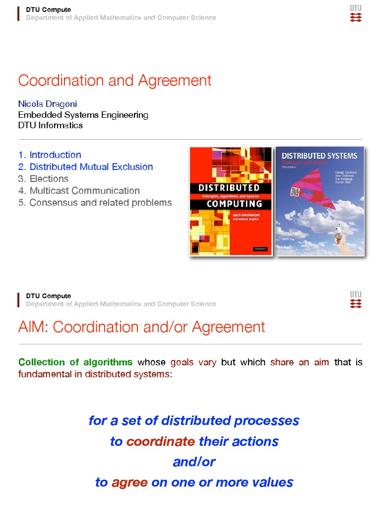 Distributed Mutual Exclusion Algorithms | PDF | Distributed Computing ...