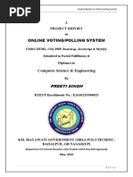 Online Voting/Polling System: A Project Report