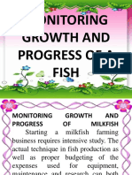 Monitoring Growth and Progress of A Fish