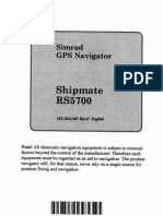 Shipmate GPS RS5700 Manual PDF