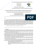 Kontrol Kedalaman Dan Keseimbangan Untuk Pergerakan ROV PDF