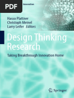 Design Thinking Research - Taking Breakthrough Innovation Home