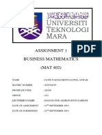 business mathemtics