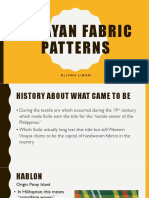 Visayan Fabric Patterns: Elisah Liban
