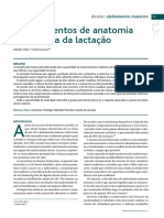 Apontamentos sobre anatomia e fisiologia da lactação