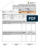 PPF Performance Planning