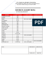 Buyer Requirement Light Box