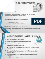 Why E-Auction System?: A Lot of Paper Work Increased Possibility of Errors Less Transparent Process