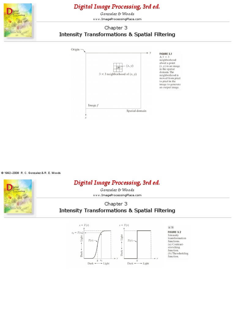 Intensity Transformations & Filtering | PDF | Telecommunications ...