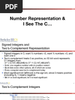 Number Representation & Iseethec : Computer Science 61C Spring 2019 Weaver