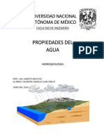 Propiedades Agua