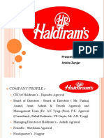 My PPT of Haldiram