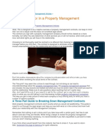 Property Management Agreement Guide