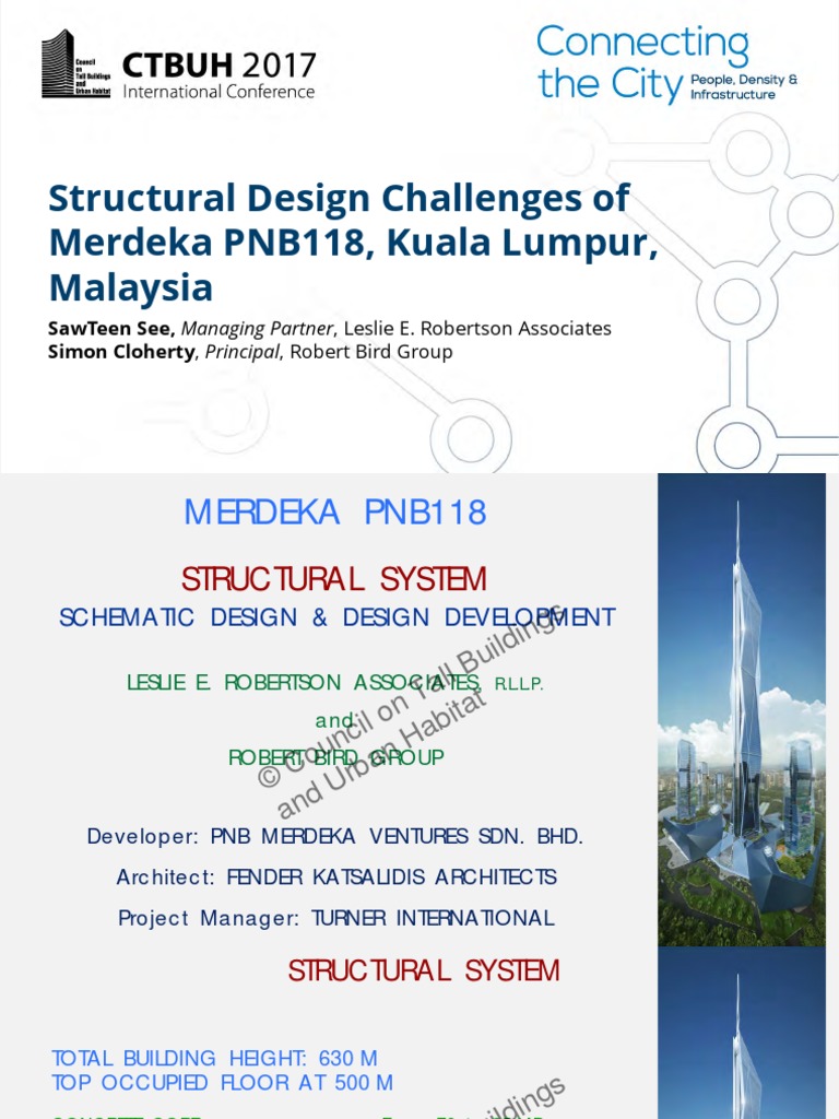 Structural Design Challenges of Merdeka Pnb118 Kuala Lumpur Malaysia ...