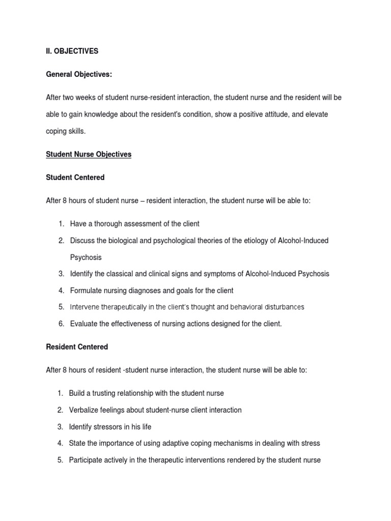 Objectives Psych PDF Psychosis Coping (Psychology)