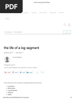 The Life of A Log Segment - SAP Blogs PDF