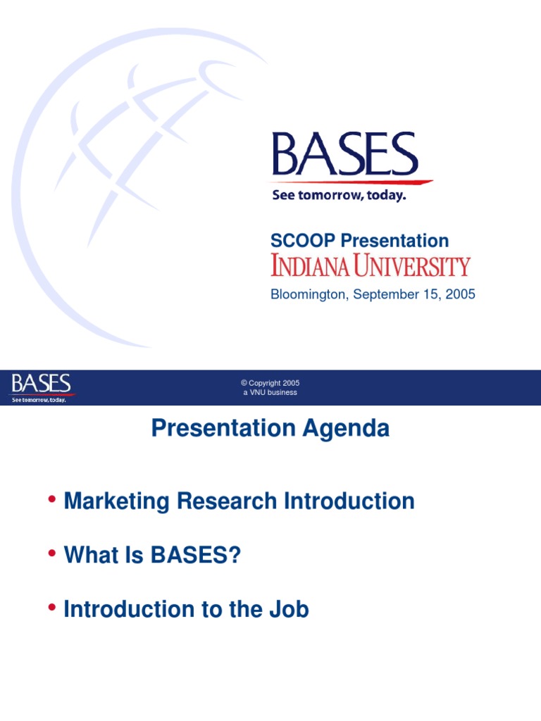 ACNielsen BASES PDF Marketing Research Marketing