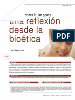 Los derechos humanos, una reflexión desde la bioética.pdf