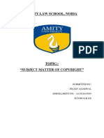 Amity Law School, Noida: Submitted By: Pulkit Agarwal ENROLLMENT NO. - A11921615055
