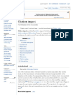 Citation Impact - Wikipedia