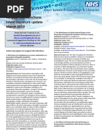 Surgical Site Infections Latest Literature Update March 2019