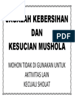 Jagalah Kebersihan Dan