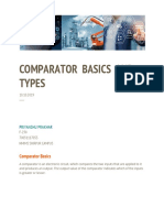 COMPARATOR TYPES AND BASICS