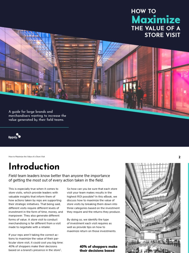 How To Maximize The Value of A Store Visit B | PDF | Retail | Brand