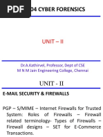 Cs6004 Cyber Forensics: Unit - Ii