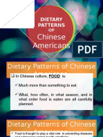 Dietary Patterns: Chinese Americans