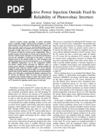 Impact of Reactive Power Injection Outside Feed-In Hours On The Reliability of Photovoltaic Inverters