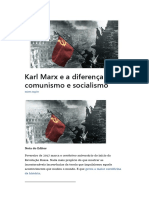 Karl Marx e A Diferença Entre Comunismo e Socialismo