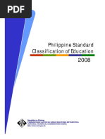 Philippine Standard Classification of Education 2008: Pambansang Lupon Sa Ugnayang Pang-Estadistika