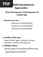 ANDROID Development Approaches: Three Key Aspects of Development of Mobile App