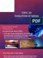 Topic 10 Evolution of Media