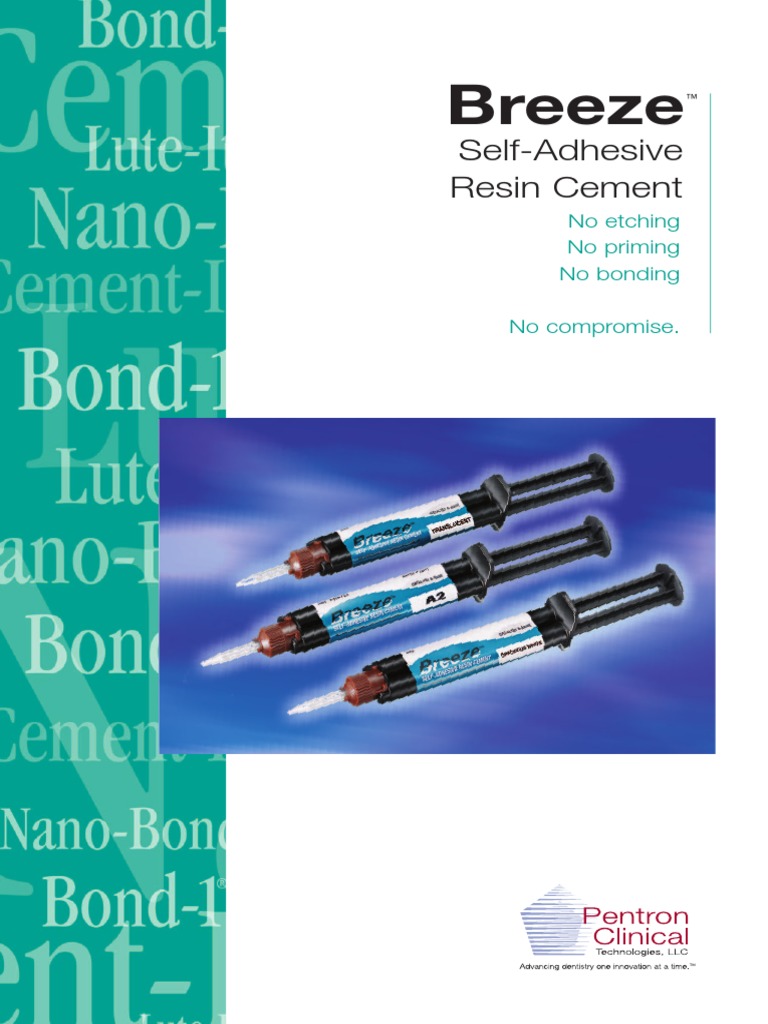 Breeze SelfAdhesive Resin Cement PDF Mouth Dentistry