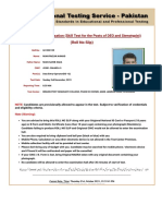 Nts Deo Skill Test PDF