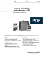 Endres Hauser Meter Limbah TI01045DEN - 0616 PDF