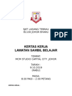 Kertas Kerja Lawatan Sambil Belajar: SJKT Ladang Tebrau 81100 Johor Bharu