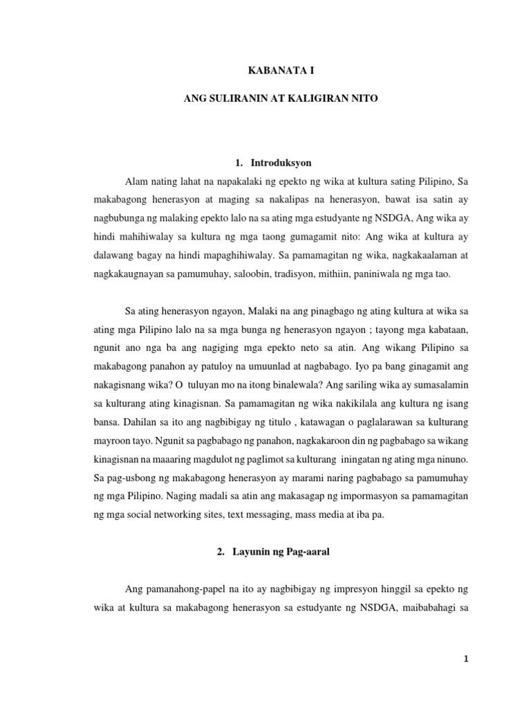 filipino thesis sample pdf