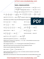CBSE Class 11 Assignment For Sequences and Series