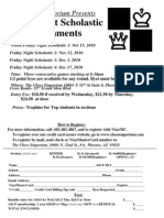 ASCF Friday - Night - Scholastics Fall 2010 Rec On 10 - 07 - 2010 FOR Oct 15 Nov 12 Dec 3 & Dec 17