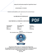 Bachelor of Technology: "Water Pipeline Monitoring and Leak Detection Using Flow Liquid Meter Sensor"