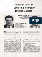 A Practical Look at Creep and Shrinkage in Bridge Design