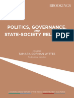 Politics, Governance, State-Society Relations: Tamara Cofman Wittes