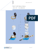 MULTI JET Water Meter M 1/2"-112 206 09