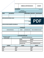 Planificacion de Destrezas Semanal