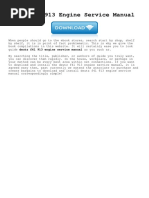 Mitsubishi Engine K3a K3B K3C K3D K3e Service Manual | PDF | Diesel ...