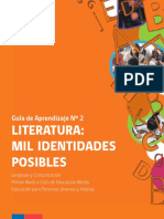 Guía #2 Lenguaje y Comunicación Literatura Mil Identidades Posibles PDF