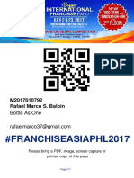 #Franchiseasiaphl2017: M2017010792 Rafael Marco S. Balbin